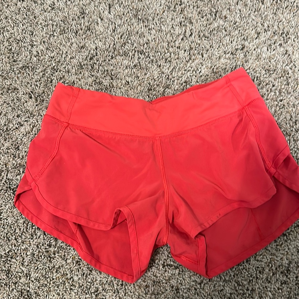 Hot pink lululemon shorts